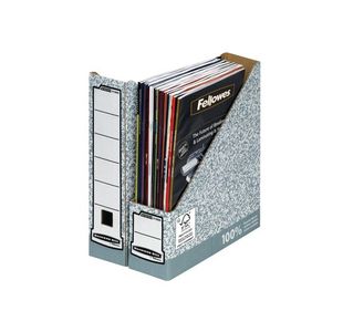 Fellowes Mag File Grey/White Pk10