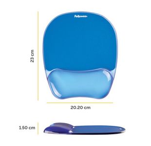 Fellowes Crystal Blue Gel Mouse Pad