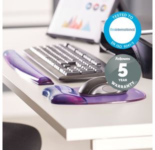 Fellowes Mem Gel Mouse Pad Purp