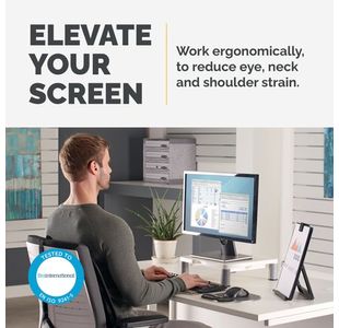 Fellowes Standard Monitor Stand Plat