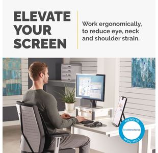 Fellowes Premium Monitor Stand Plus