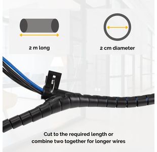 Fellowes Cable Zip Black 9943902