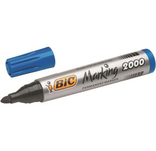 Bic 2000 Marker Bullet Tip Blue Pk12