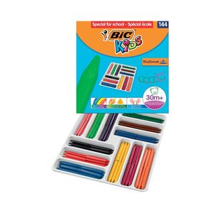 Bic Cls Kids Plastidc Cryns Ast P144