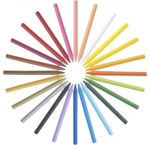 Bic Plastidecor Crayons Ast Pk24