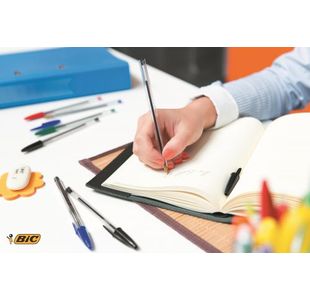 Bic Cristal Ball Pen Med Blk Pk50