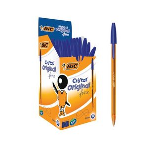 Bic Cristal Fine Blue 872730 Pk50