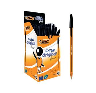 Bic Cristal Fine Black 872731 Pk50