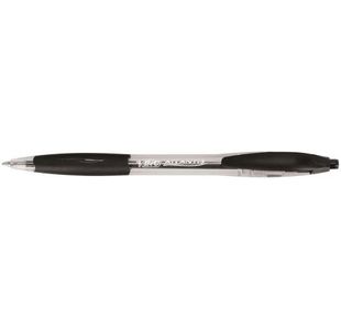 Bic Retractable Ball Pen Black Bx 12