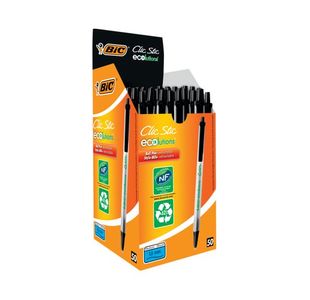 Bic Ecolutions Clic Stick Black Pk50