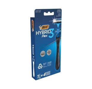 Bic Flex3 Hybrid Razor+4 Blades Pk10