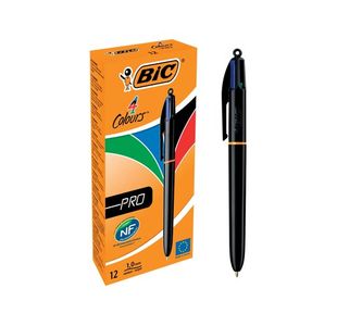 Bic 4 Colours Pro Asst 902129 Pk12