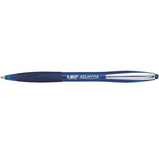 Bic Atlantis Prem 1.0Mm Bp Blu Pk12