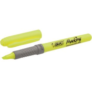 Bic Brite Liner Highlighter Ylw Pk12