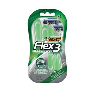 Bic Flex 3 Disposable Razor Sens Pk6