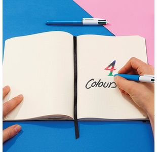 Bic 4 Colours Retract Ball Pen Pk10