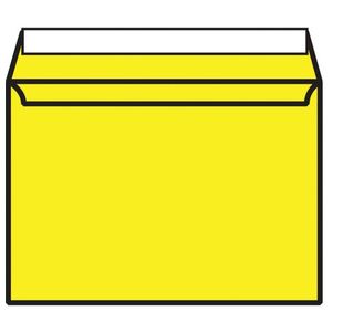 C5 Wallet P/S Env 120Gsm Yellow P250