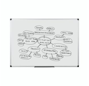 Drywipe Board 150X120Cm Alu Frame