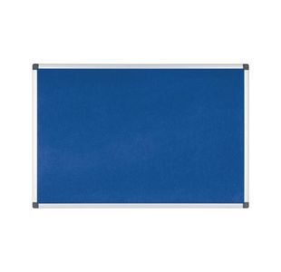 Bi-Office Felt Board 600X900 Blu/Alu