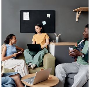 Bi-Office A9 Felt Board Blk 90X60Cm