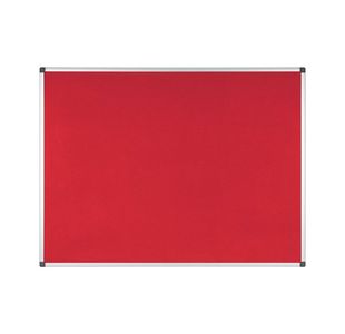 Bi-Office Noticebrd 1200X900 Red/Alu