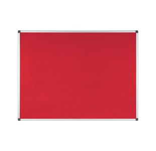 Bi-Office Noticebrd 1200X900 Red/Alu