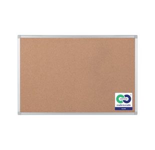 Bi-Office Cork Bd Earth 900X600 Alum