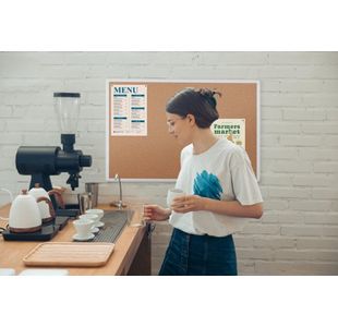 Antimicrobial Cork Board 120X90Cm