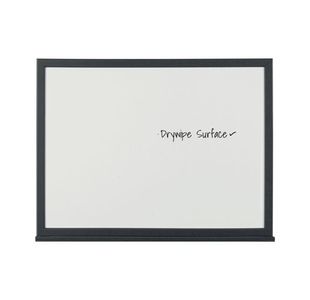 Bi-Office Whtboard 600X450 Blk Frame