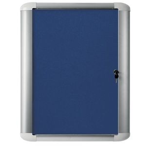 External Display Case Felt Blue