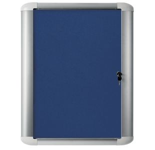 External Display Case Felt Blue