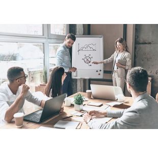 Bi-Office A1 Grid Flipchart Pads Pk5