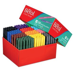 Berol Colour Broad Classpk Ast Pk288