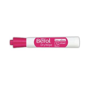 Berol D/Wipe Chisel Marker Asst Pk8