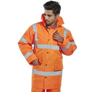 Constructor Hi Vis Jacket Orange 4Xl
