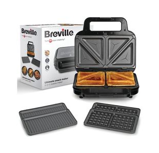 Breville 3In1 Ult Snack Maker Black