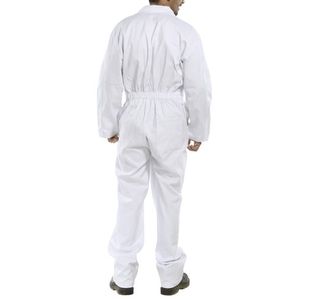 Beeswift Boilersuit Ctn Drill Wht 40