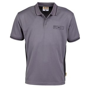 Jcb Trade Polo Grey/Black 2Xl