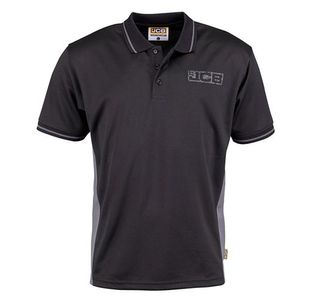 Jcb Trade Polo Black/Grey S