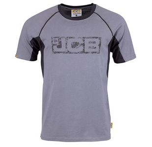 Jcb Trade T-Shirt Grey/Black 3Xl