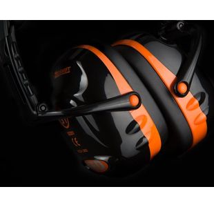 Qed31 Ear Defenders Black/Orange
