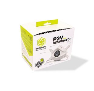 Beeswift Bbp3 Valved Mask Wht Pk5