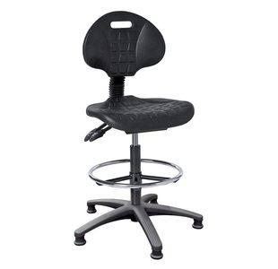 Polyurethane Mid Back Draughtsman Chair
