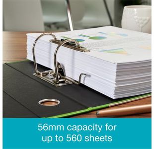 Oxford 70Mm Lever Arch A4 Black