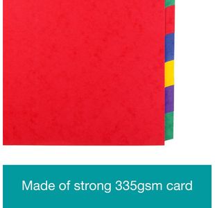 Elba A4 Ext Wide 10Pt Press Brd Div