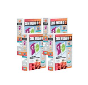 Elba Pres Rbndr 2D 50Mm A4 Wht Pk4