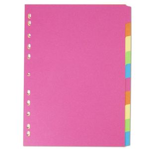 Elba 10-Part Divider Manilla A4 Ast