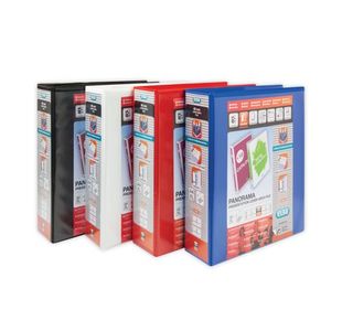 Elba Panorama Lever Arch A4 Wht Pk5