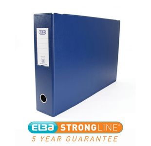 Elba 70Mm Lever Arch A3 Blue Pk2