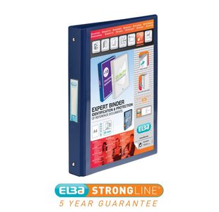 Elba Vision 4-Ring Binder Pp A4 Blu